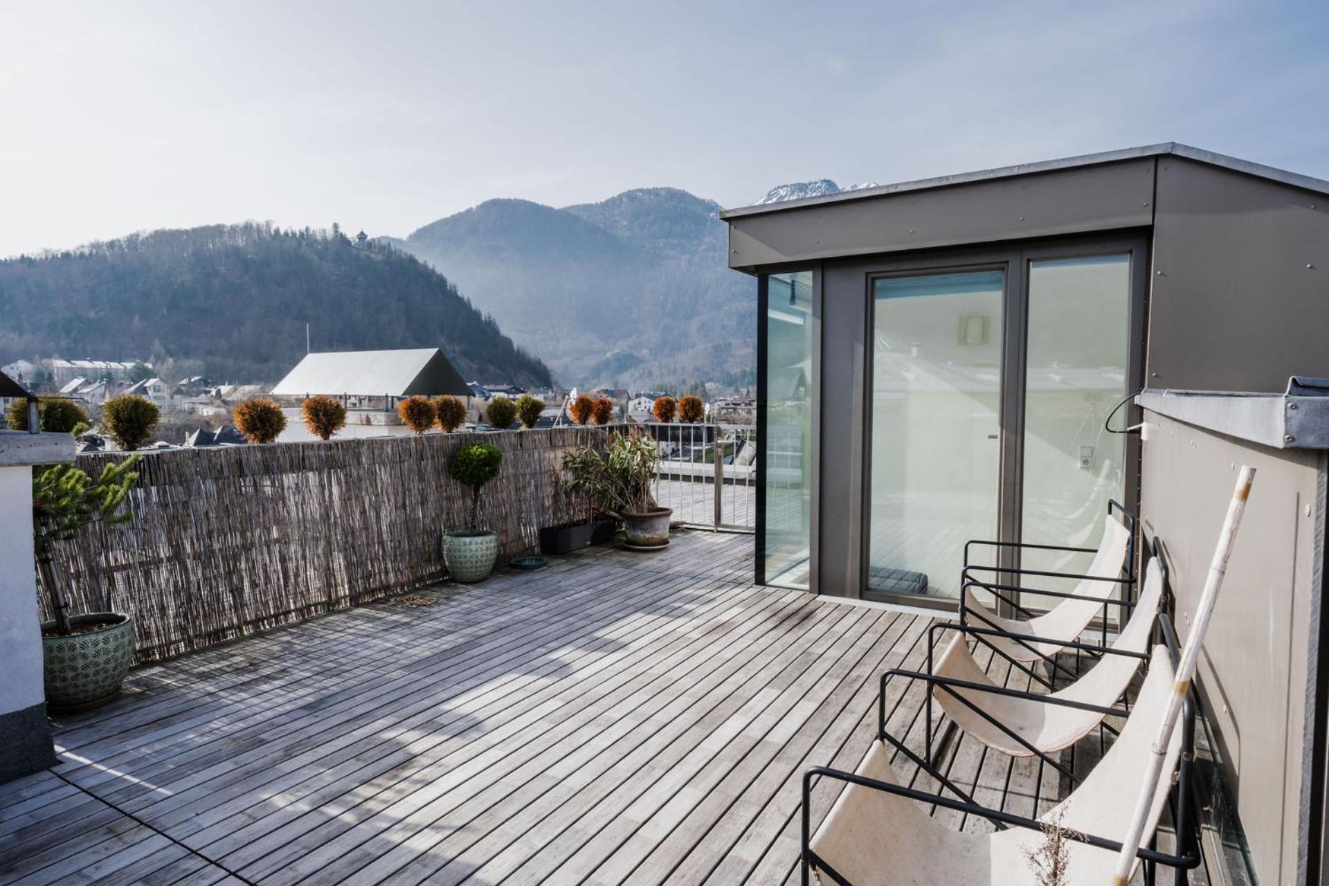 Luxus Penthouse Mit Panoramablick Daire Bad Ischl Dış mekan fotoğraf